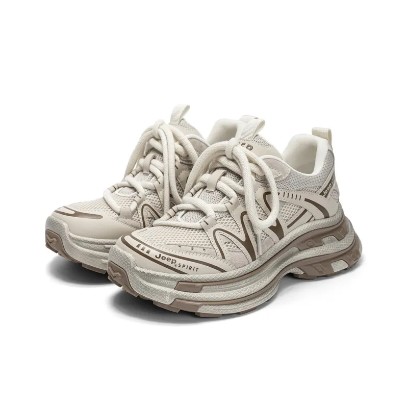JEEP SPIRIT Breathable And Slip Resistant Low Top Chunky Sneakers Women's-14