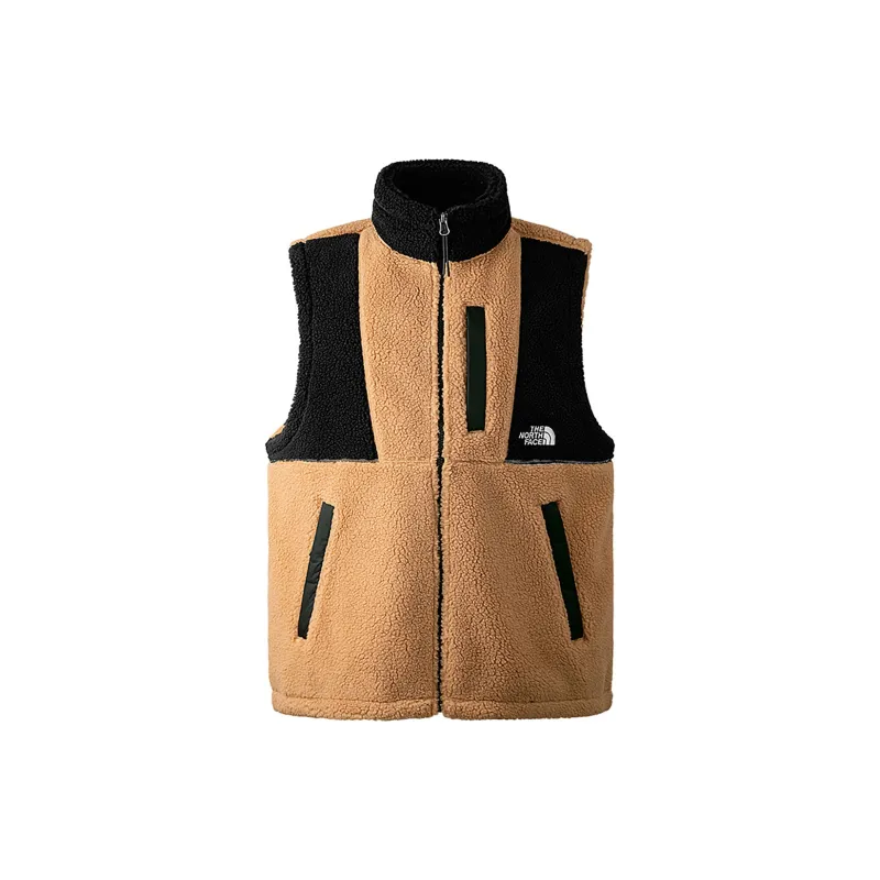 THE NORTH FACE Vest Men's Khaki Includes Shopping Bag-1