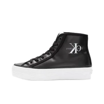 CKJ CALVIN KLEIN JEANS High Top Skateboard Shoes Women's Black