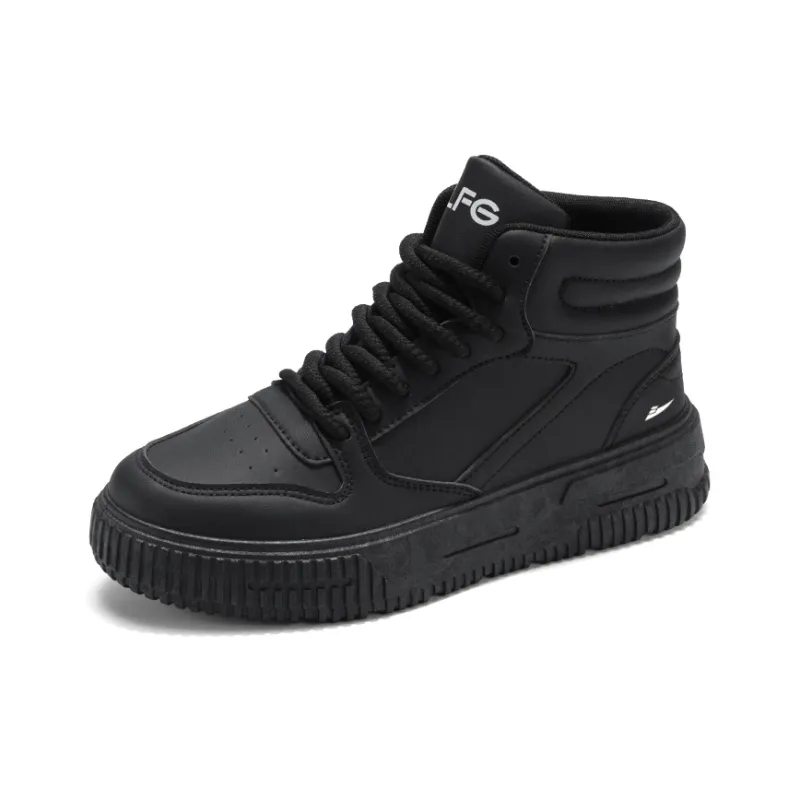 Kuding Full-Coverage Warm Slip-Resistant Cushioning Height Increasing High-Top Skateboard Shoes Unisex-5