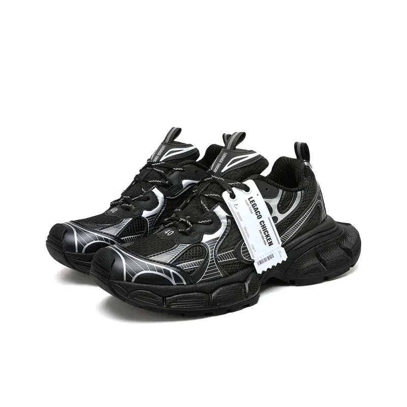 Legaco Chicken Cushioning Anti-Slip Wear-Resistant Breathable Height Increasing Low-Top Chunky Sneakers Unisex-8
