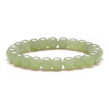 MARY WINDSOR Hetian Jade Bracelets Pale Greenish White Jade Unisex