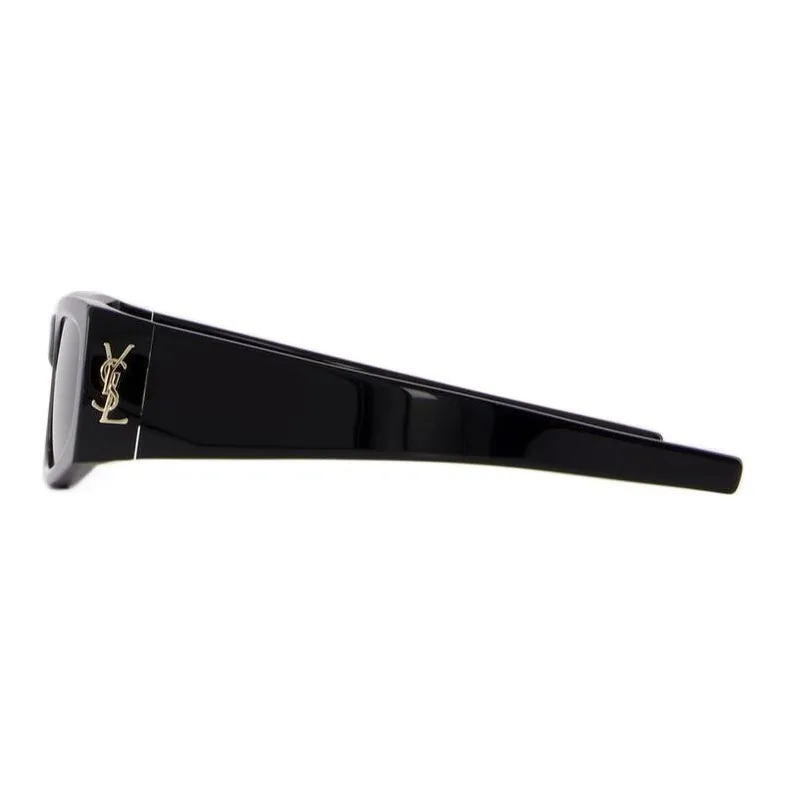 SAINT LAURENT Recycled Acetate Bio Nylon Square Sunglasses Women's Black-1