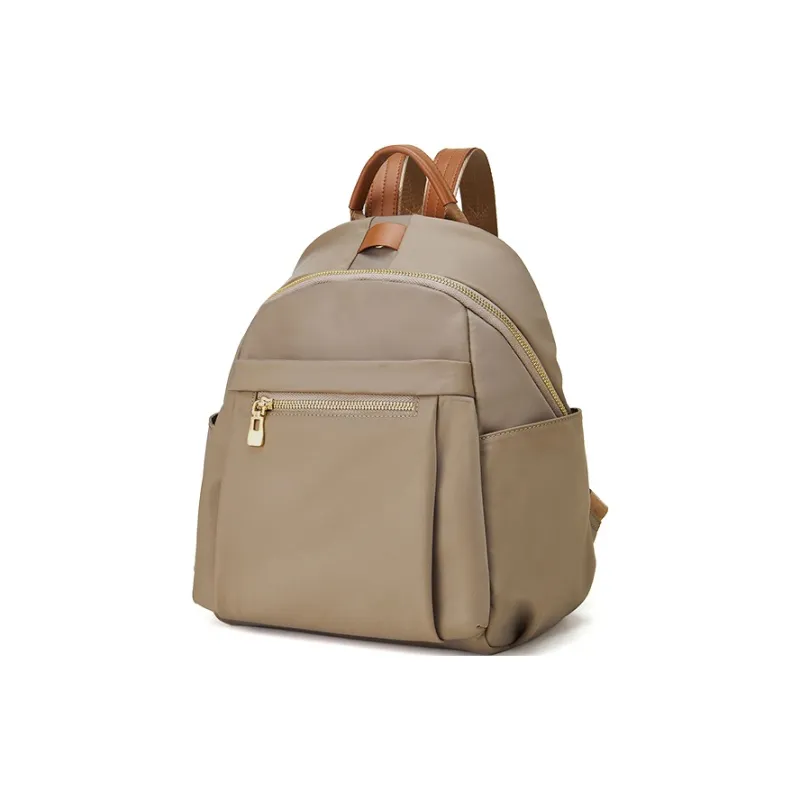 BOSTANTEN Fabric Backpack Regular Women's Khaki/Dark Gray-1