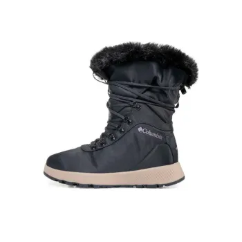Columbia Slopeside Wear-Resistant Slip-Resistant Crew Snow Boots Women's Dark Gray