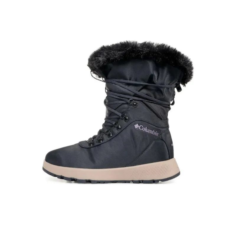 Columbia Slopeside Wear-Resistant Slip-Resistant Crew Snow Boots Women's Dark Gray-0