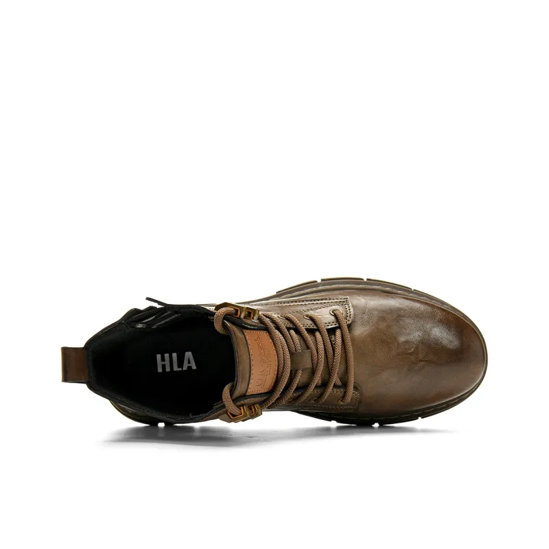 HLA Work Boots Men High Top-7