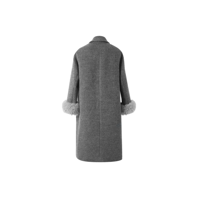 3COLOUR Coats Women's Heather Gray-1