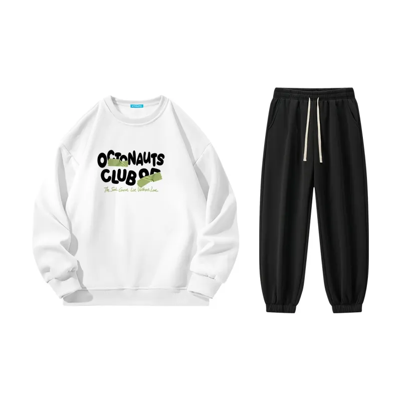 Small Columns Under The Sea Sweatshirt Set Unisex-71