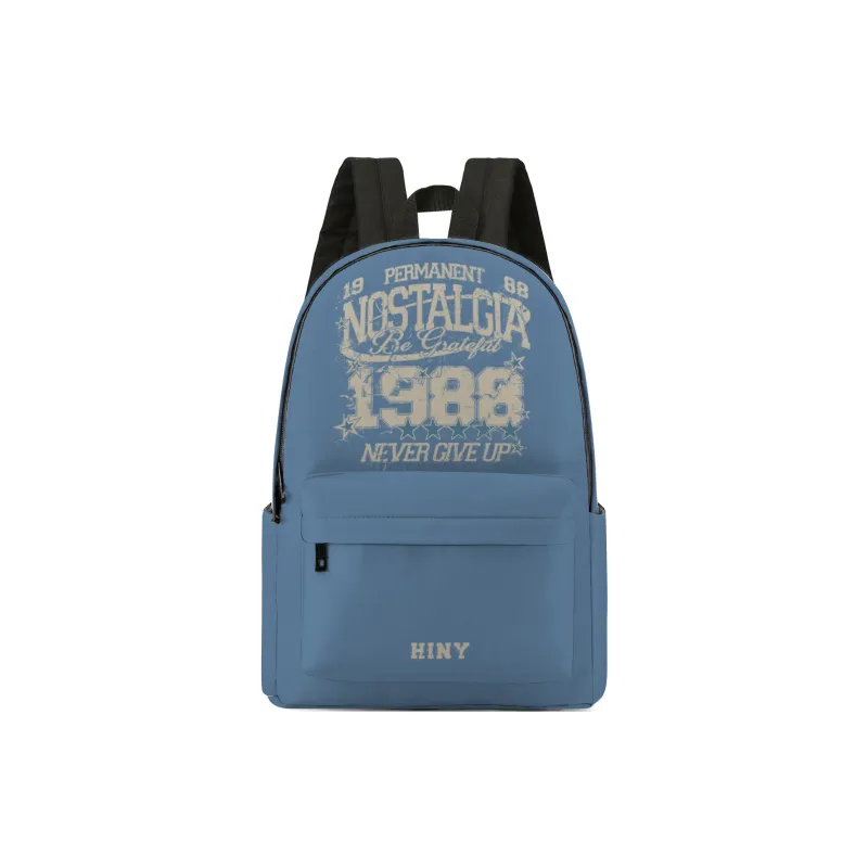 HINY Polyester Student Backpack Regular Unisex Multicolor-5