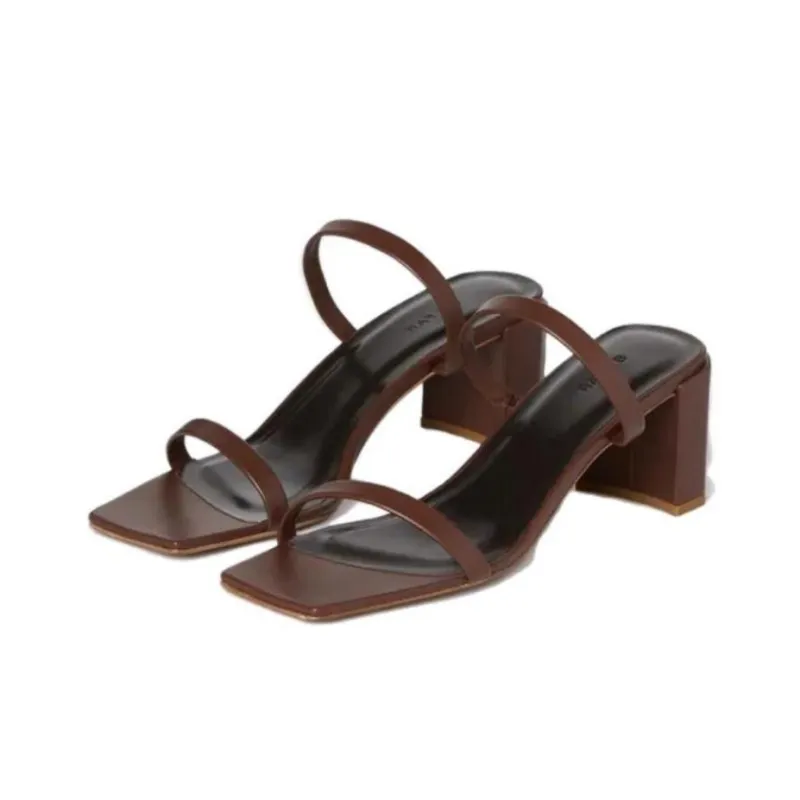 By Far Tanya Other Strap Sandals Women's Brown-3