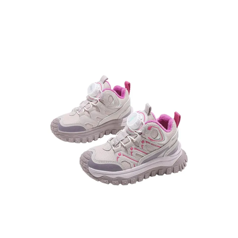 ABC KIDS Slip Resistant Lightweight Cushioning Kids Lifestyle Shoes Rice Rose Purple Kids'-1