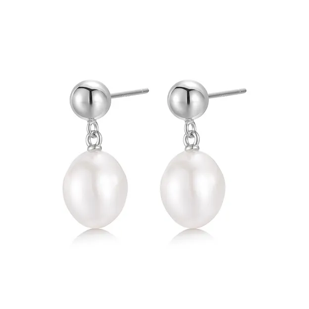 Trpopo Freshwater Pearl Earrings Women's-0