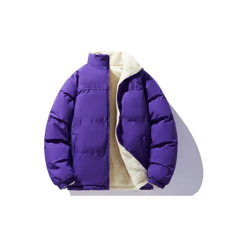 ZMOH Sherpa Puffer Jacket Unisex Couple's-13