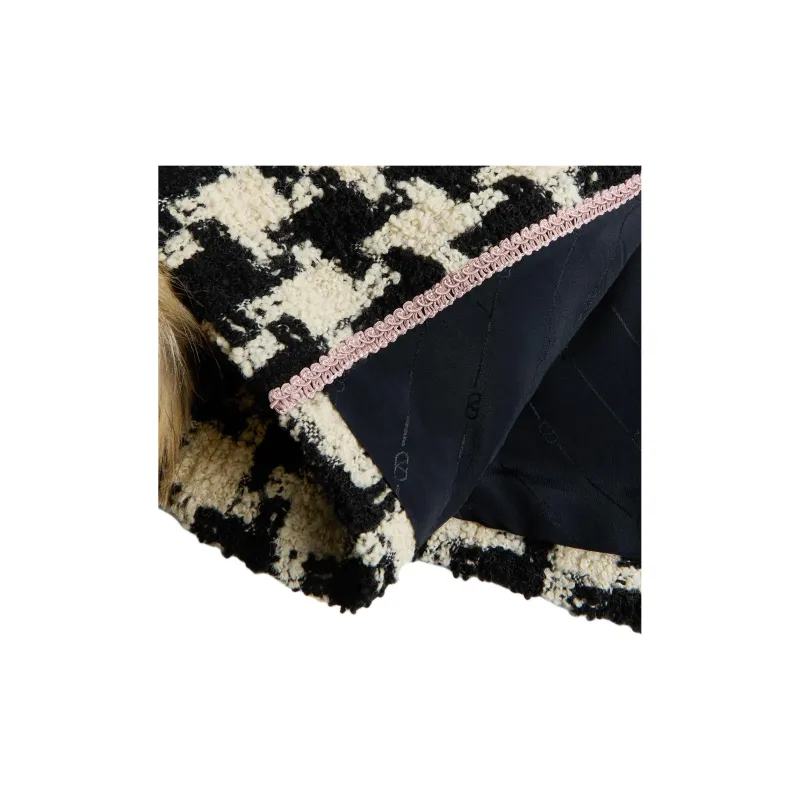 Valentino Straight Hem Tweed Jacket-8