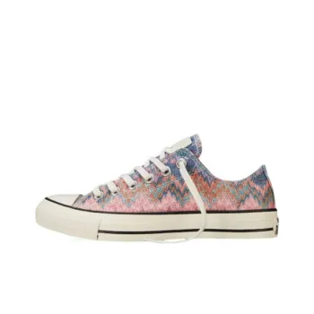 MISSONI x Converse Anti-Slip Wear-Resistant Low-Top Canvas Shoes Women's Pink