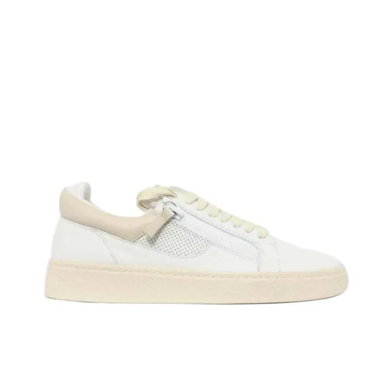 Giuseppe Zanotti/GZ Low Top Skateboard Shoes Men's Beige-1