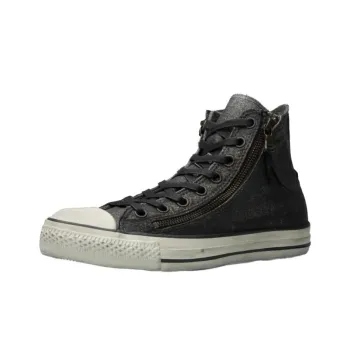 John Varvatos x Converse CHUCK TAYLOR Anti-Slip Wear-Resistant High-Top Canvas Shoes Men's Black Gray Color