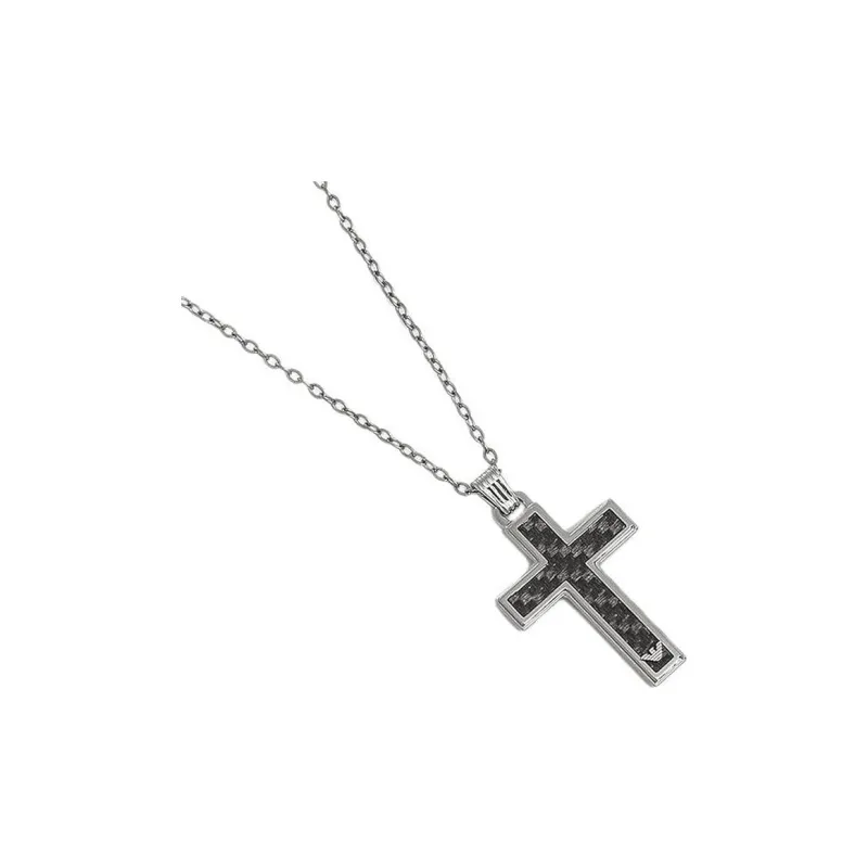 EMPORIO ARMANI Stainless Steel Necklaces Men's Silver-2
