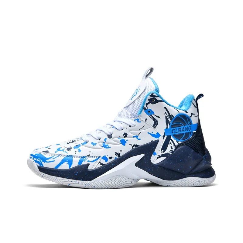 MUSNODO Thermal Coverage Rebound Abrasion Resistant High Top Basketball Shoes Unisex-25