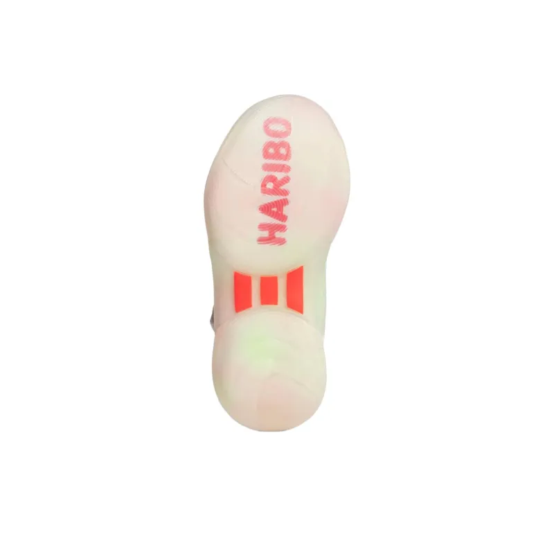 Haribo x Adidas Anti Slip Wear Resistant Low Top Children's Basketball Shoes White Green Kids'-3