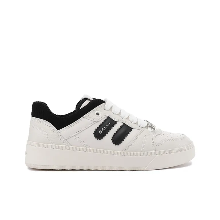 BALLY Raise Series Low Top Skateboard Shoes Women's Black White-1