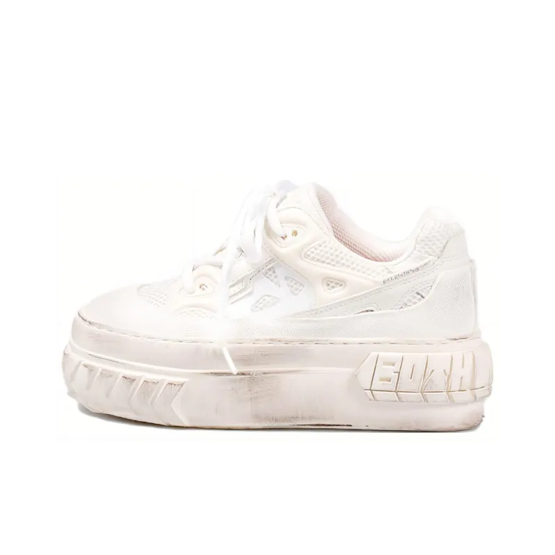 Both Low Top Skateboard Shoes Women's White-0
