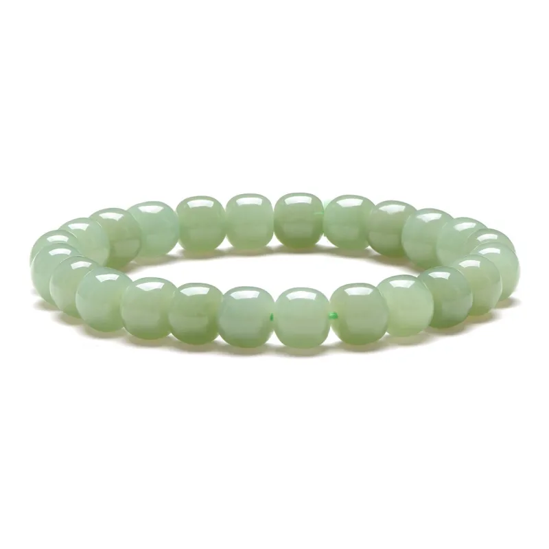 MARY WINDSOR Hetian Jade Bracelets Pale Greenish White Jade Unisex-0
