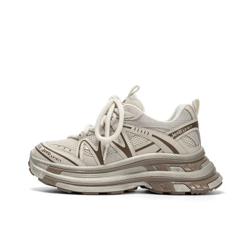 JEEP SPIRIT Breathable And Slip Resistant Low Top Chunky Sneakers Women's-12