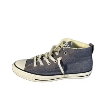 Converse CTAS Anti-Slip Wear-Resistant High-Top Canvas Shoes Men's Gray