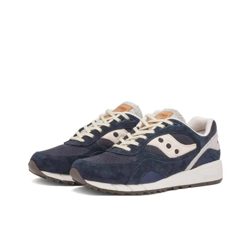 Saucony Shadow 6000 Anti Slip Wear Resistant Low Top Running Shoes Men's Blue-1