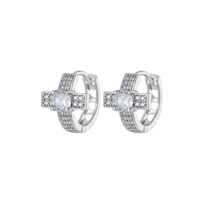 MISS XIA JWY S925 Silver Stud Earrings Unisex-0