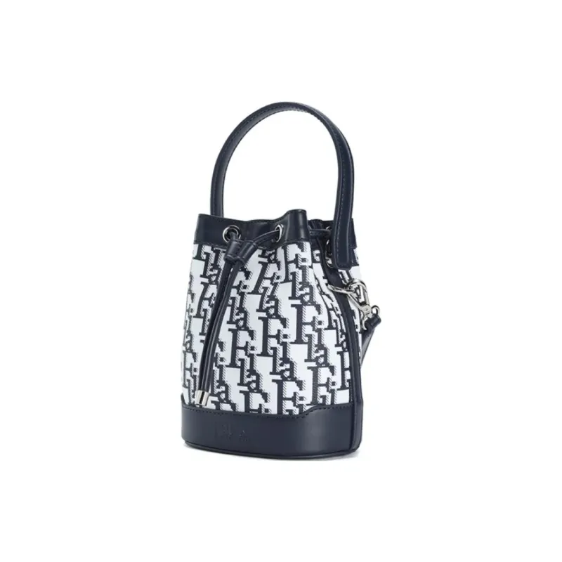FILA PVC Bucket Bags Shoulder Bag Crossbody Bag Handbag Mini Women's Legend Blue-2