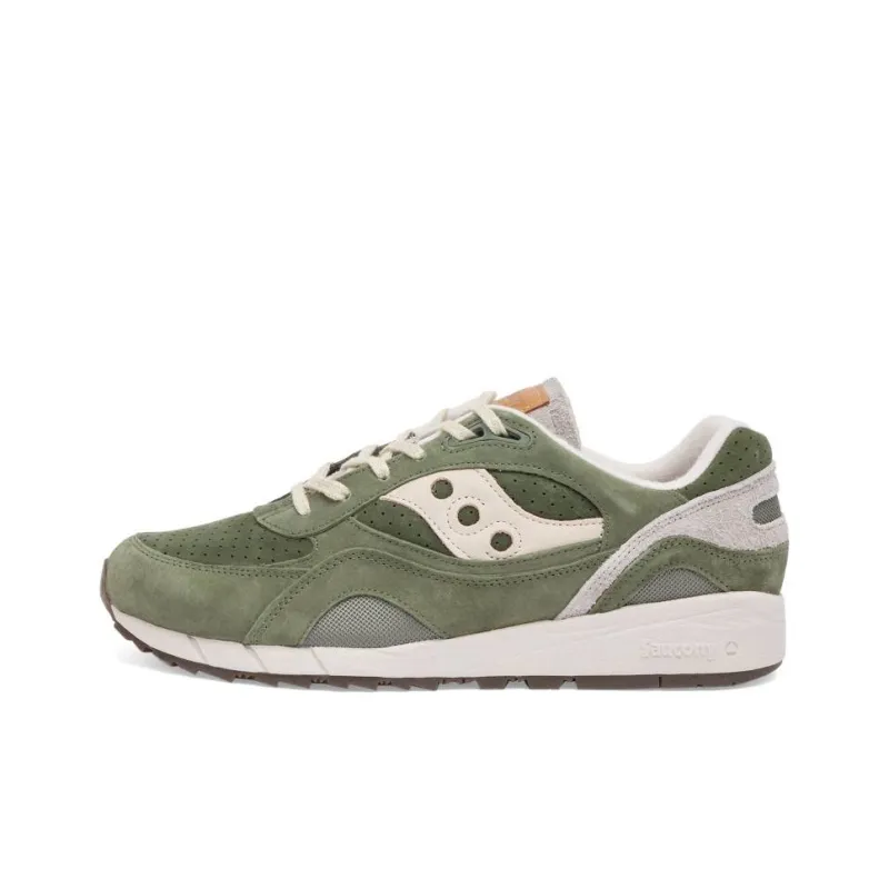Saucony Shadow 6000 Anti Slip Wear Resistant Low Top Running Shoes Men's Green-0