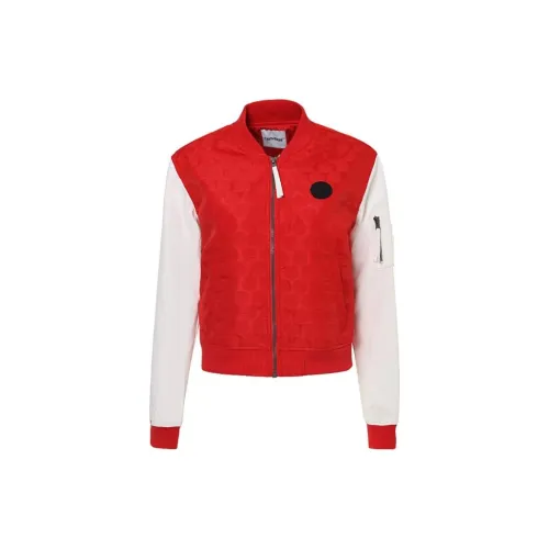 Converse Baseball Jacket Women's Bright Red