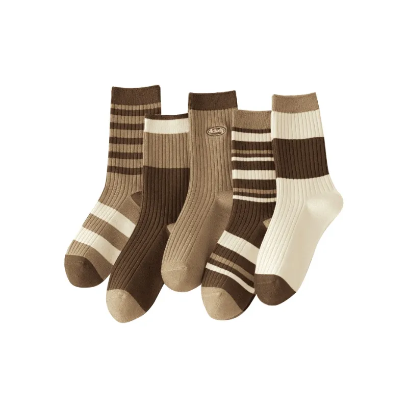 Top Melon Mid Calf Socks Women's 5 Pack-15