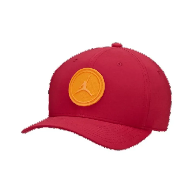Jordan Polyester Baseball Caps Unisex Red Top Bishop Red/Black-0