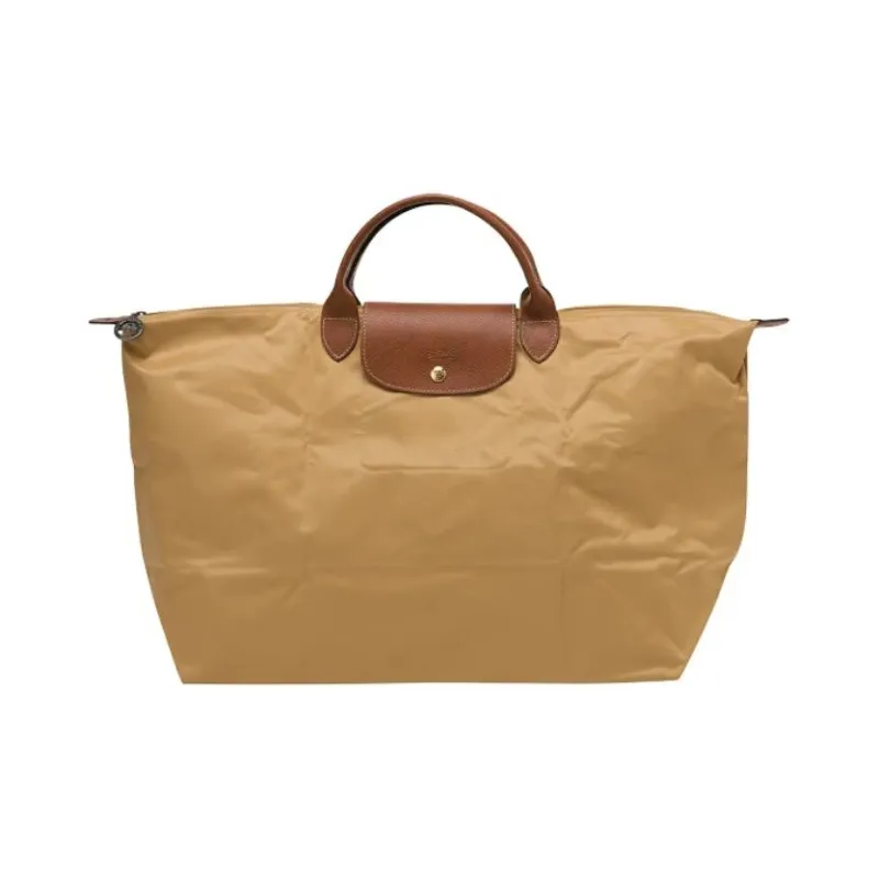 LONGCHAMP Le Pliage Recycled Polyamide Tote Bag Shopping Bag Handbag Small Size Women's Light Brown-0