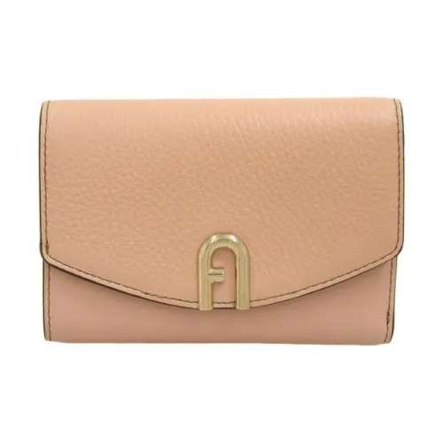 Furla Leather Wallet Women's Beige