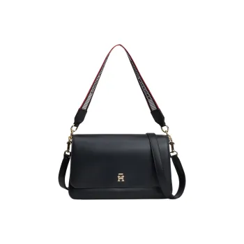 Tommy Hilfiger Polyurethane PU Crossbody Bag Shoulder Bag Regular Women's Space Blue