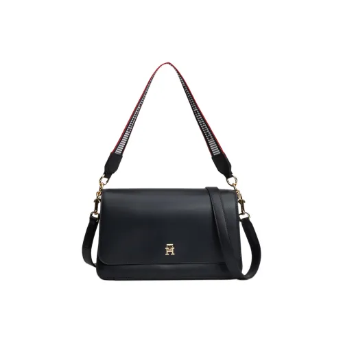 Tommy Hilfiger Polyurethane PU Crossbody Bag Shoulder Bag Regular Women's Space Blue