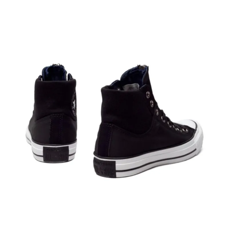 Converse CHUCK TAYLOR Anti Slip Wear Resistant High Top Canvas Shoes Unisex Black-3