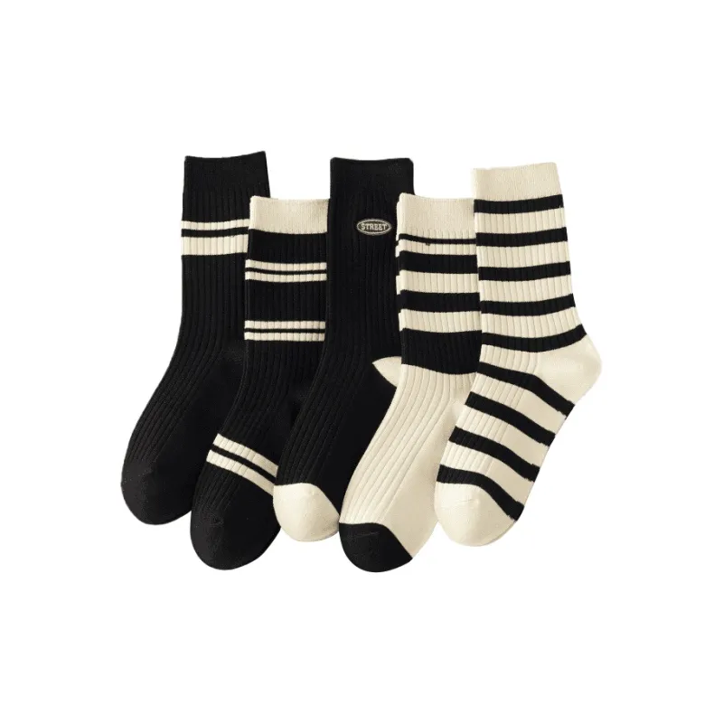 Top Melon Mid Calf Socks Women's 5 Pack-5