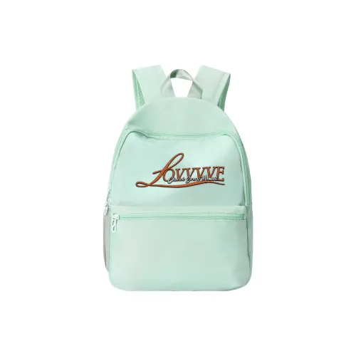 LOVVVVE Polyester Backpack Small Size Women's Mint Mambo Green