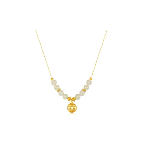 CHINA GOLD Hetian Jade Necklaces White Jade/Pale Greenish White Jade Women's
