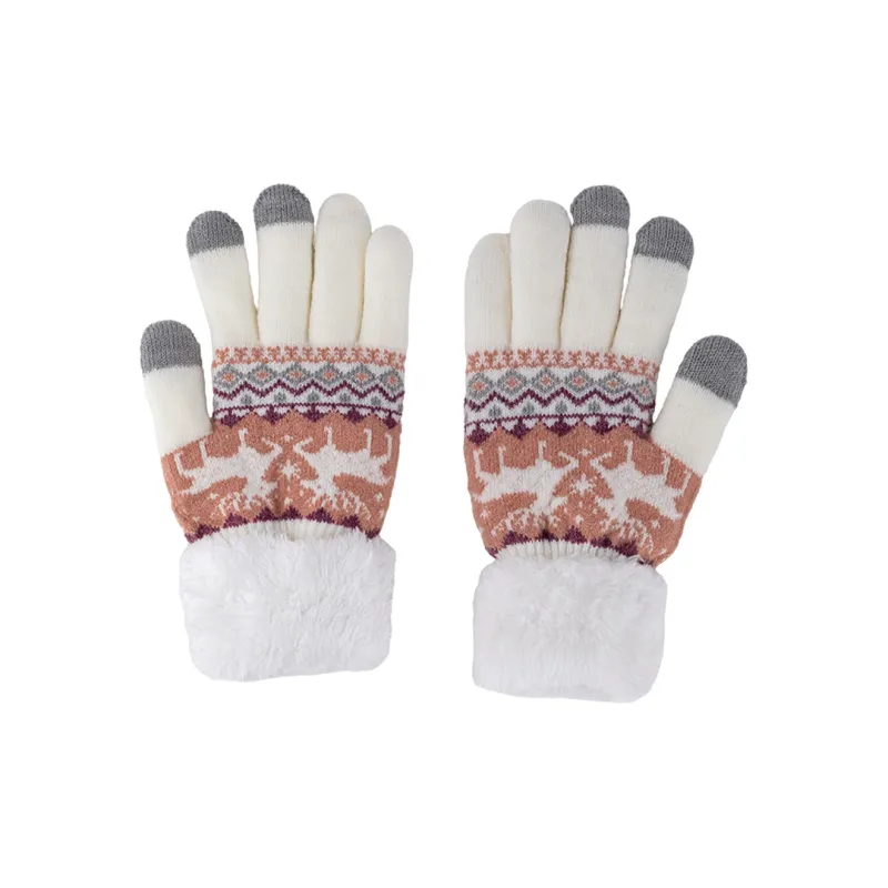 PALBAS Polyester Knit Gloves Women's-3