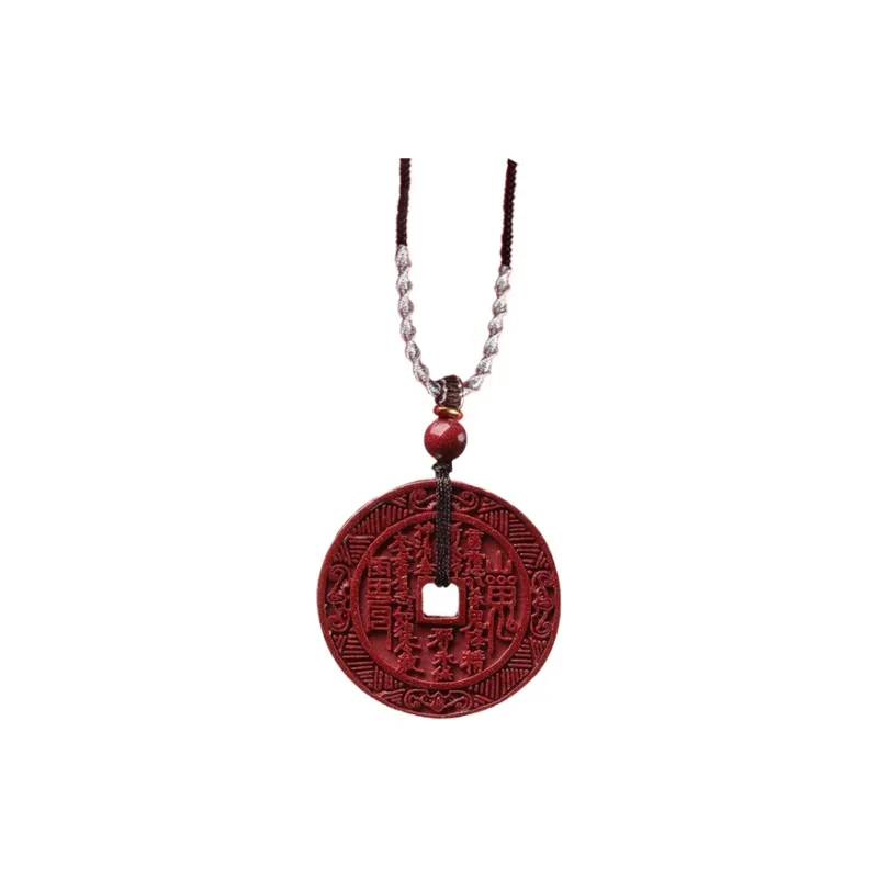 GIRATI Reconstructed Cinnabar Necklaces Unisex-2