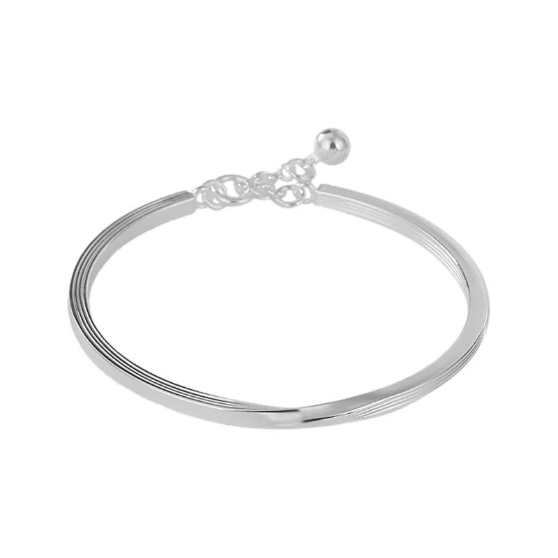 DVNRR 999 Fine Silver Bangles Women's-1