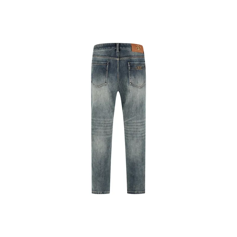 C'N'C New Order & Classics Series Jeans Men's Denim Blue-1
