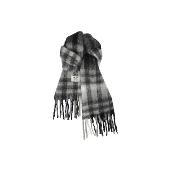 PEAK RIGHT Series Knit Scarves Unisex Black Gray